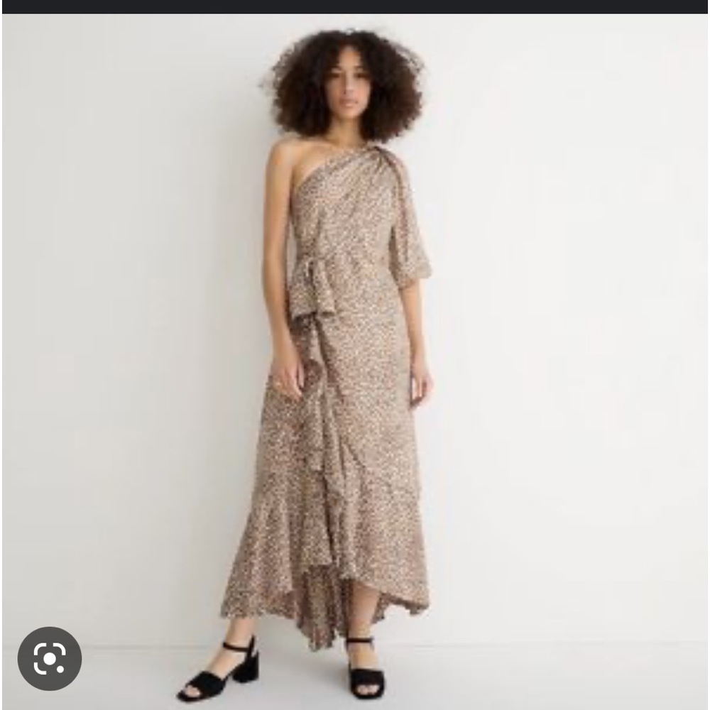 NWT J Crew one sleeve dress